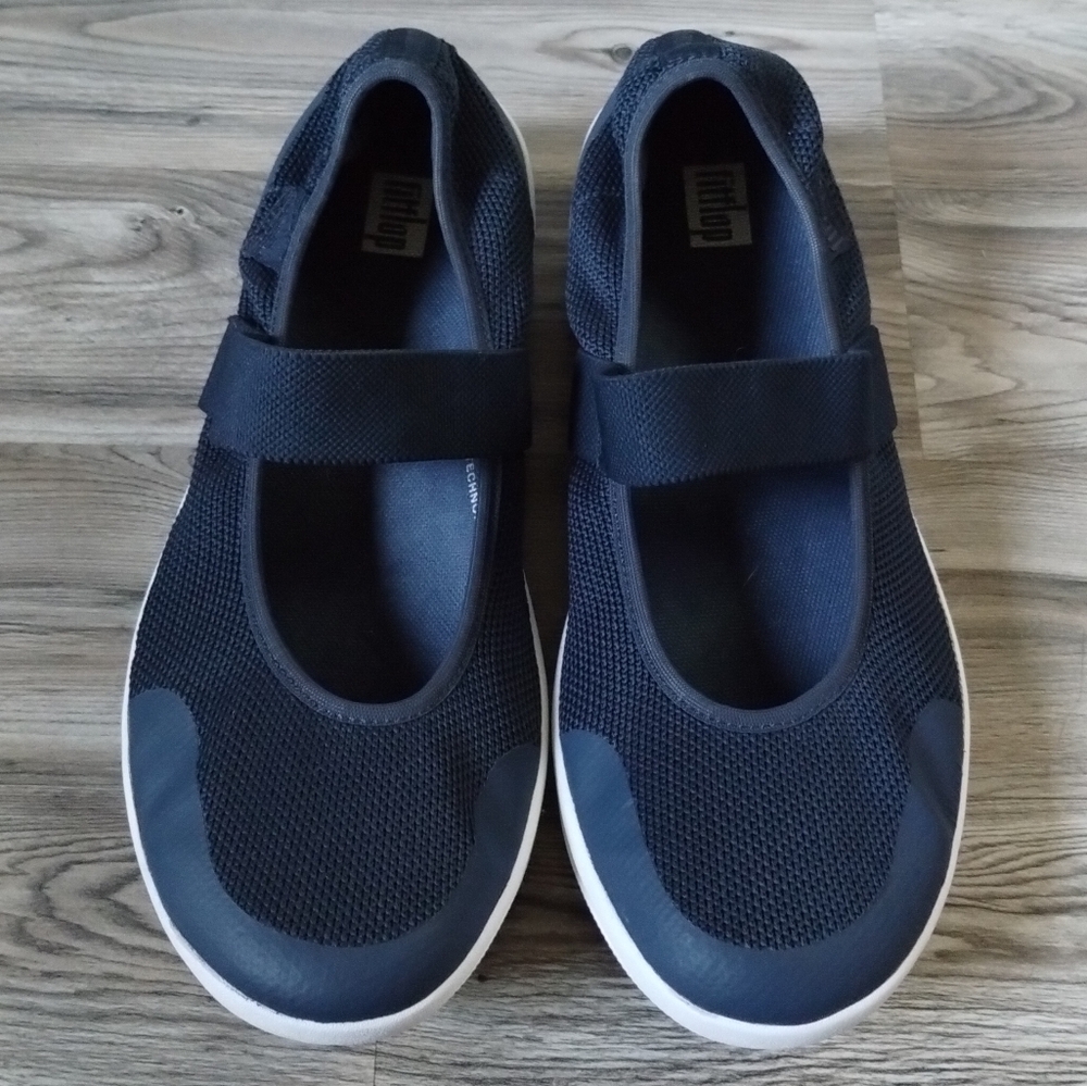 FitFlop Uberknit Mary Jane Ballerina Sneaker Size 9